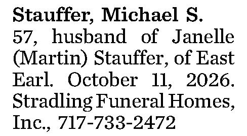 Stauffer, Michael S. 