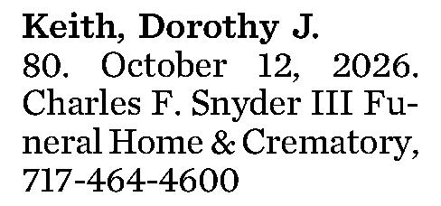 Keith, Dorothy J. 