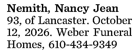 Nemith, Nancy Jean 