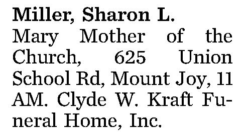 Miller, Sharon L. 