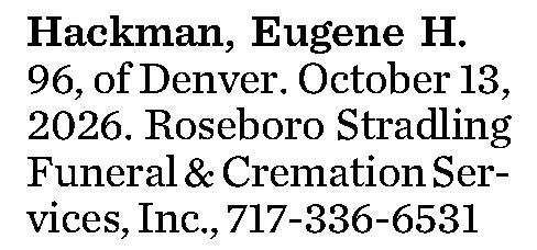 Hackman, Eugene H. 