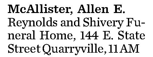 McAllister, Allen E. 