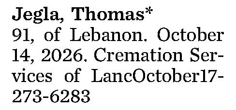 Jegla, Thomas* 91, 