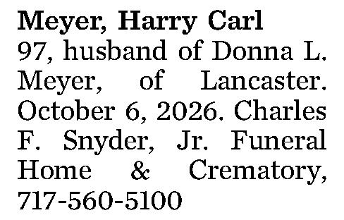 Meyer, Harry Carl 