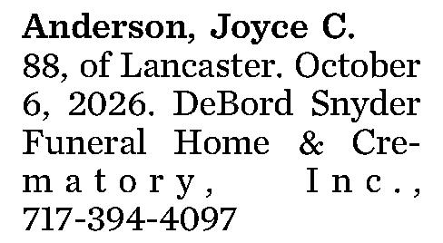 Anderson, Joyce C. 