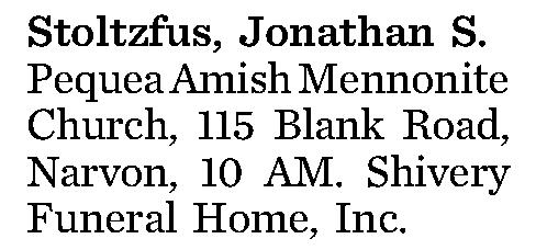 Stoltzfus, Jonathan S. 