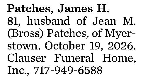 Patches, James H. 