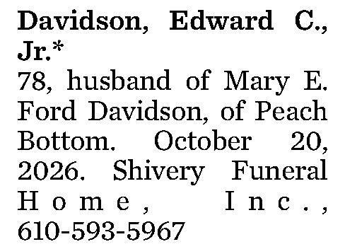 Davidson, Edward C., 